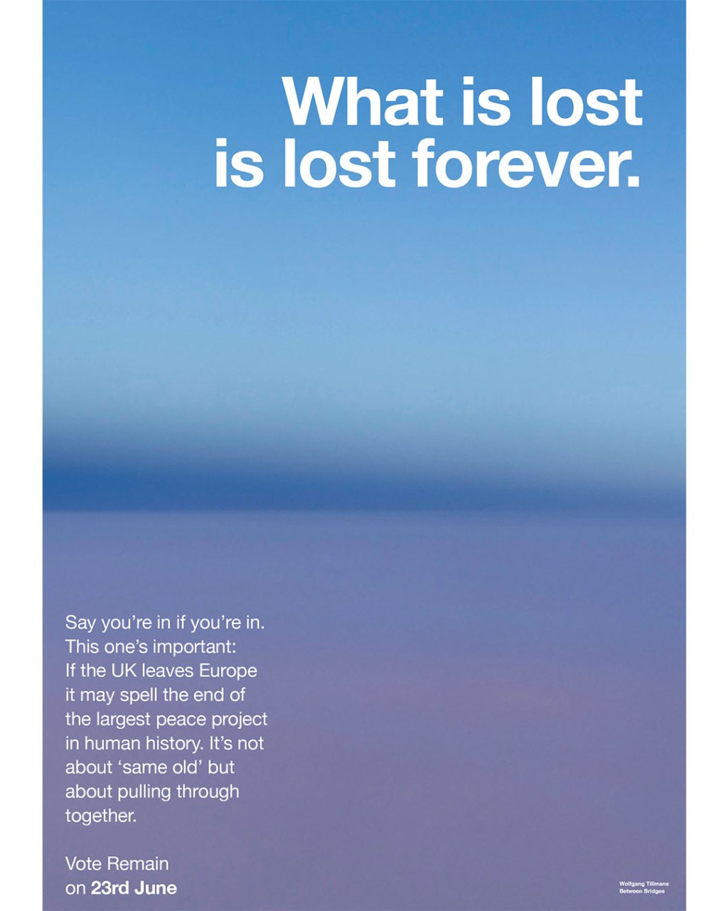 Tomorrow’s harvest